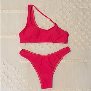 One Shoulder Bikini set